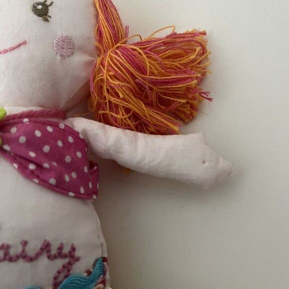 Maison Chic Mermaid Tooth Fairy Pillow Plush Doll Tooth Holder Pocket - Picture 7 of 12